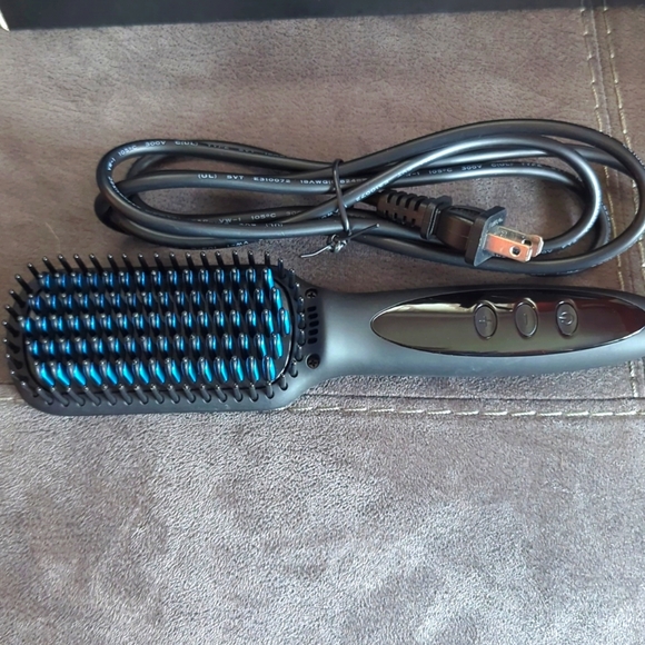 🏷️LAST CHANCE SALE $5 ITEM Ceramic Ionic Straightener Brush for Men and Women - Picture 2 of 6